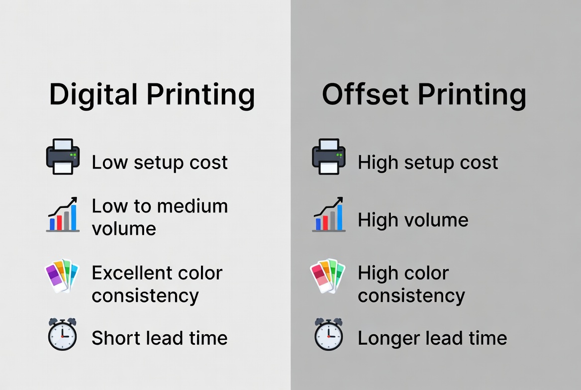 Digital Vs Offset Printing Overview