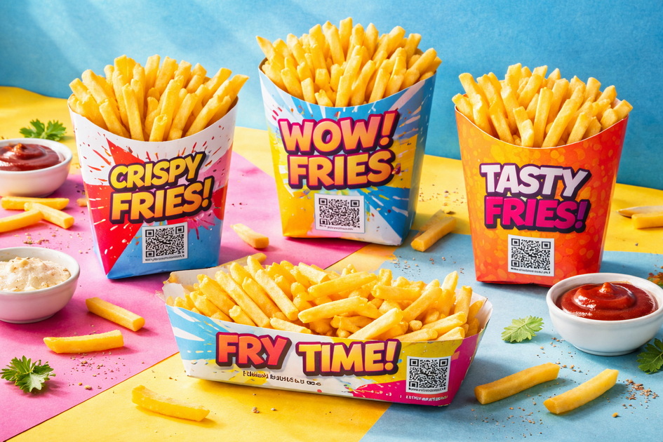 Creative Branded Fry Boxes