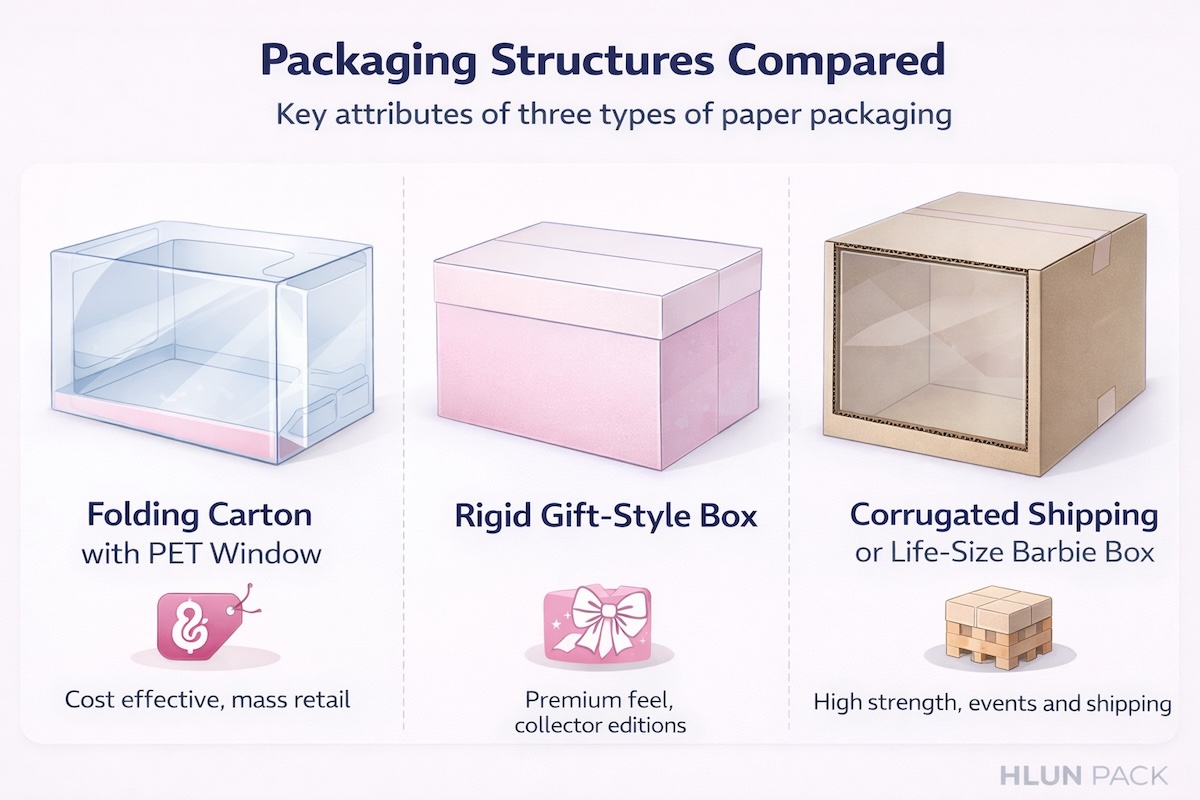 Barbie Packaging Materials And Structures