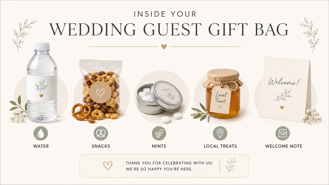 Wedding Gift Bag Contents Checklist