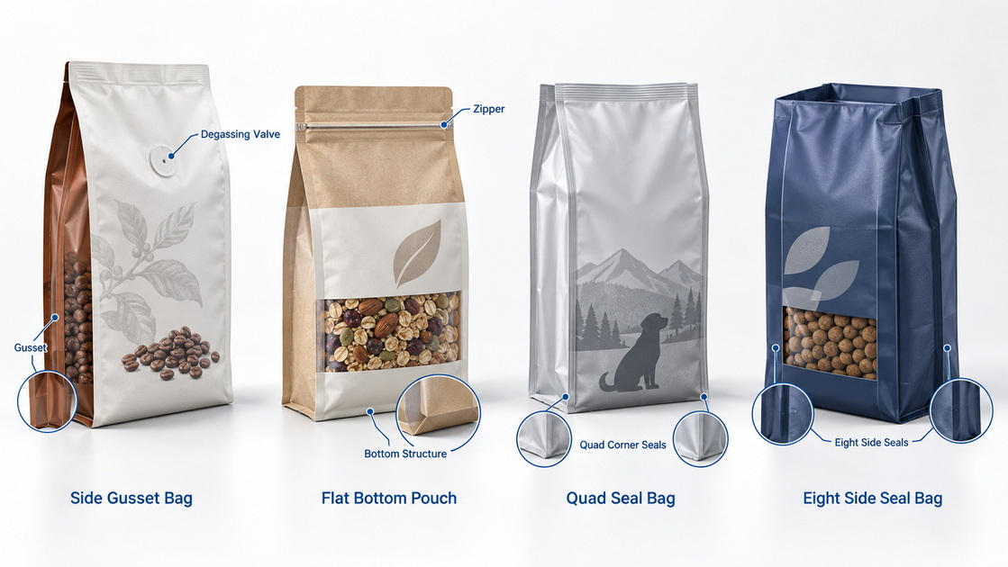 Gusseted Pouch Structure Guide