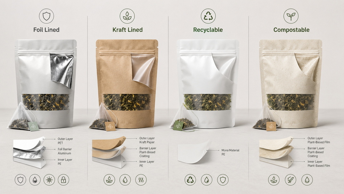 Loose Leaf Tea Packaging Materials