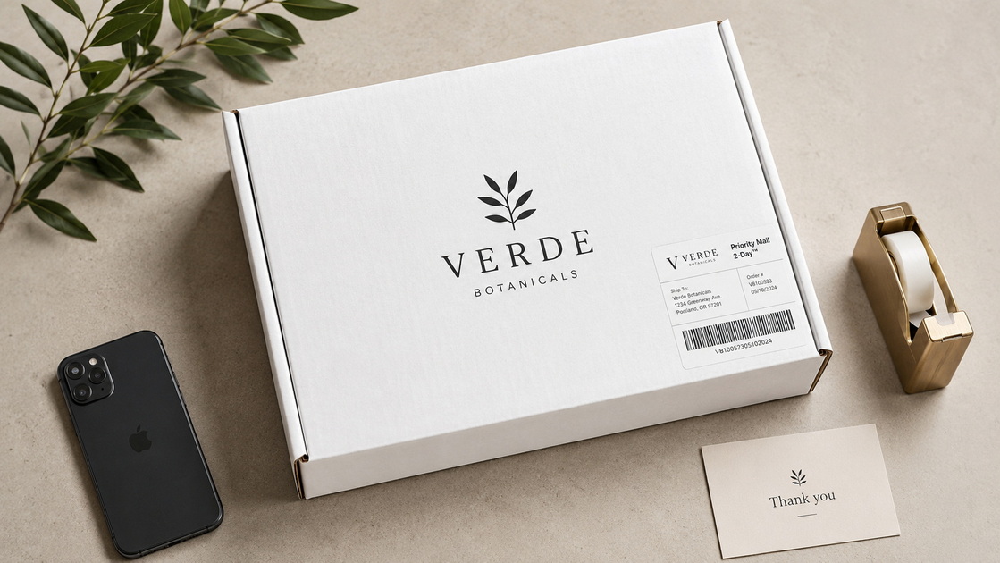 White Kraft Ecommerce Mailer Branding