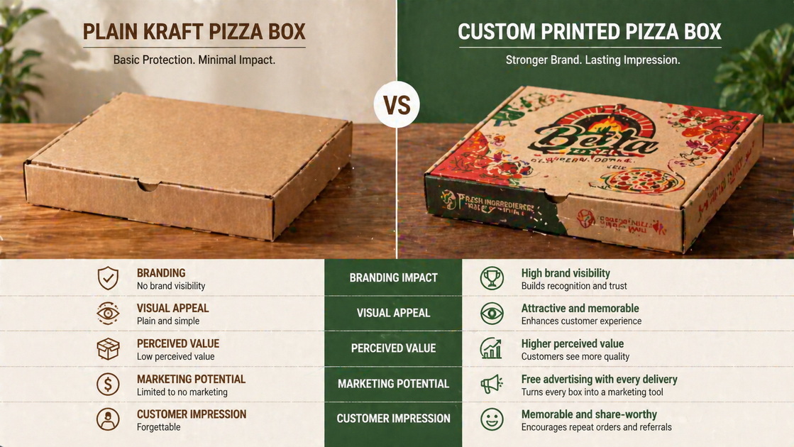 Standard Vs Custom Pizza Boxes