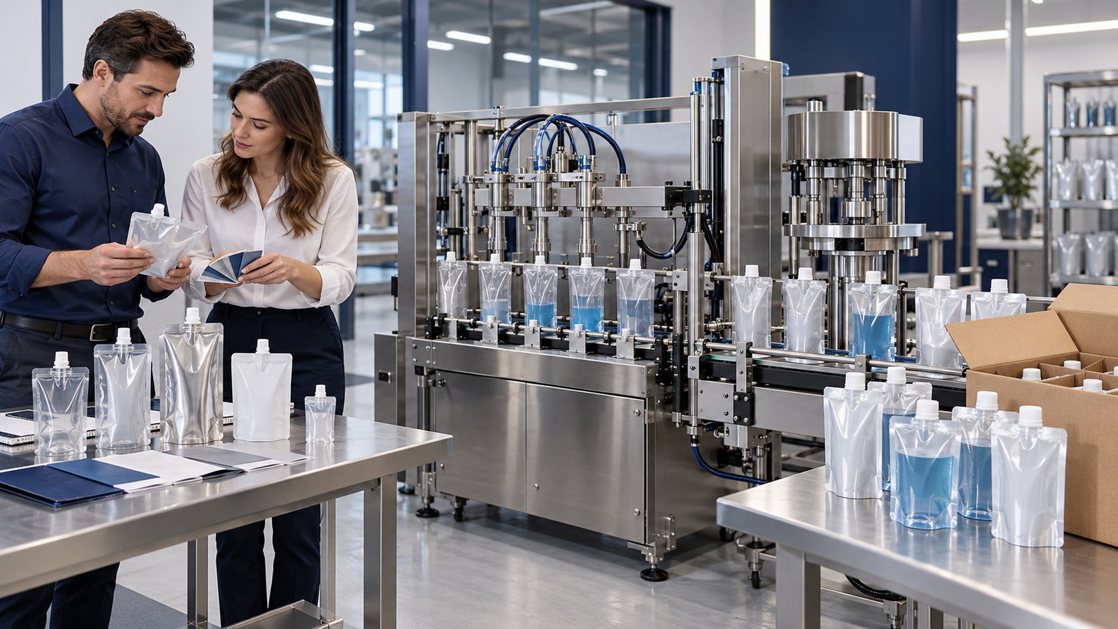 Integrated Liquid Pouch Packaging Solutions