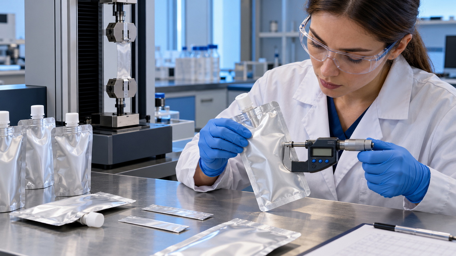 Liquid Packaging Pouch Quality Inspection