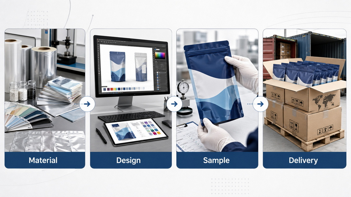 Custom Pouch Sampling Process