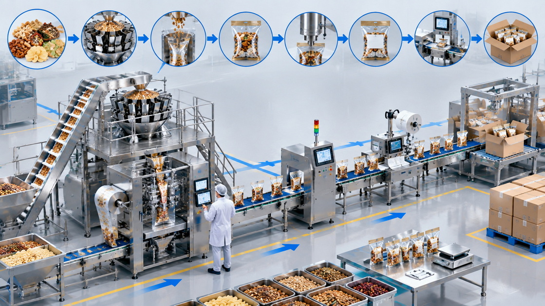 Food Packaging Automation Workflow