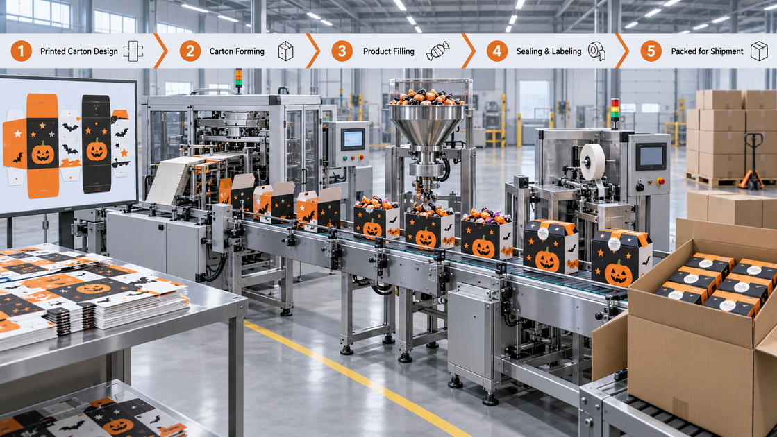 Halloween Packaging Production Process