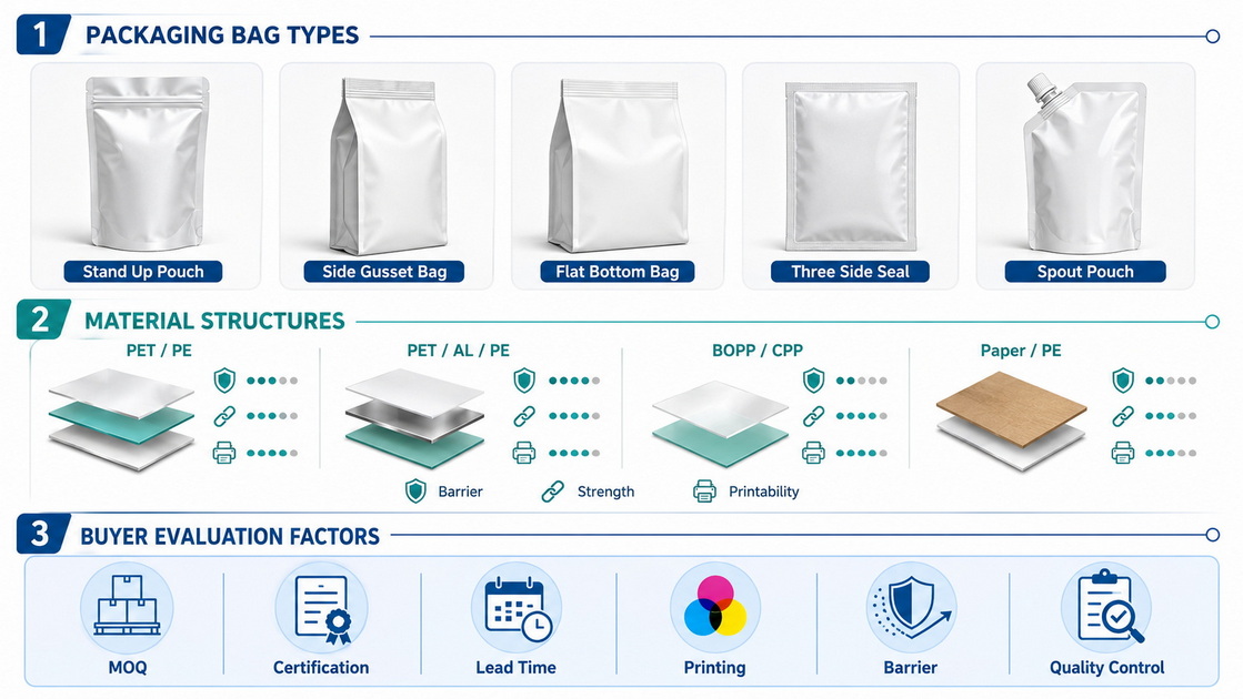 Flexible Packaging Comparison Table Visual Flexible Packaging Comparison Table Visual