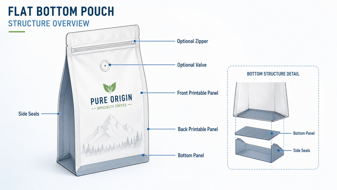 Flexible Packaging Structure Diagram