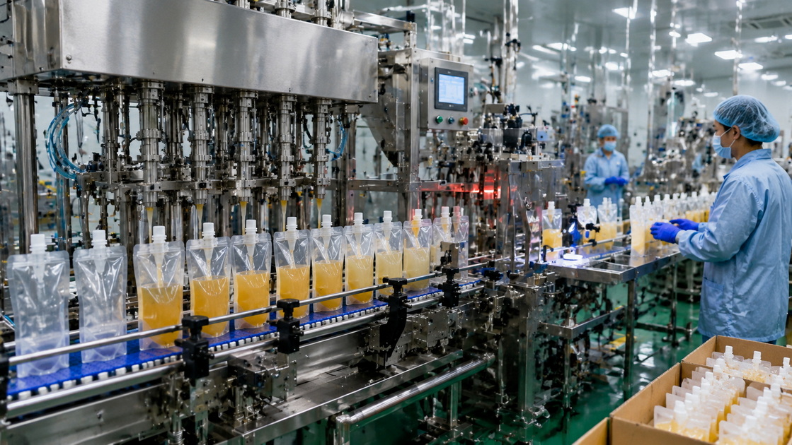 Spout Pouch Filling Line