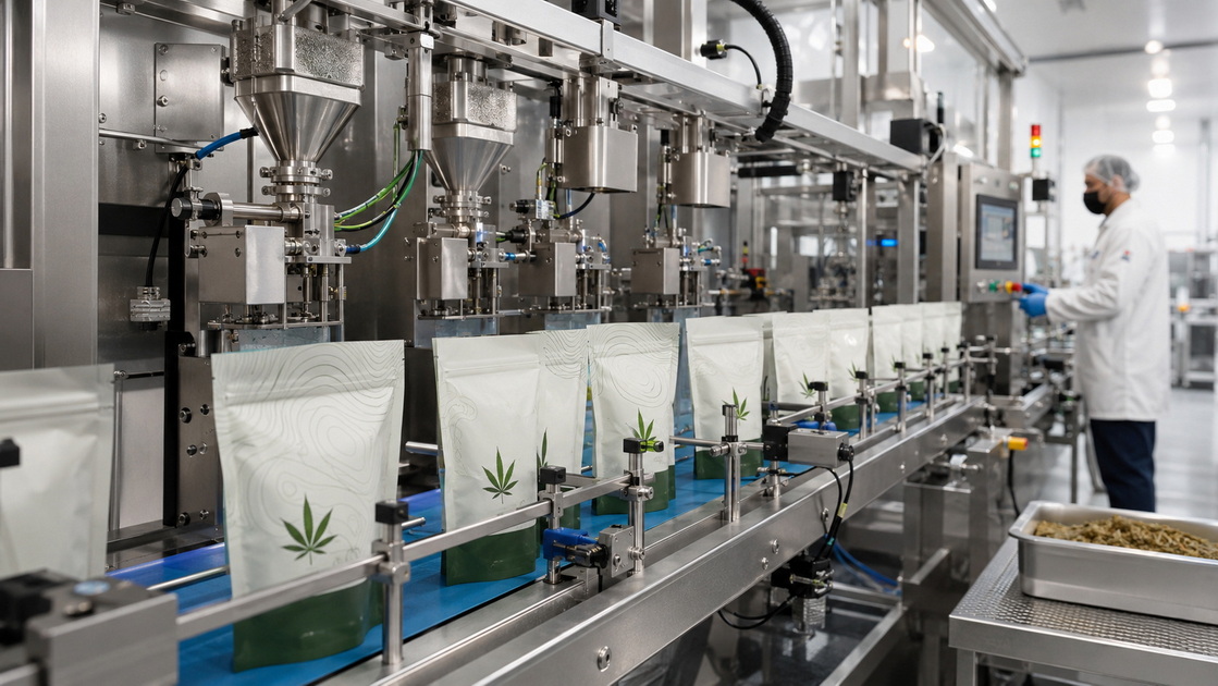 Automated Cannabis Packaging Line
