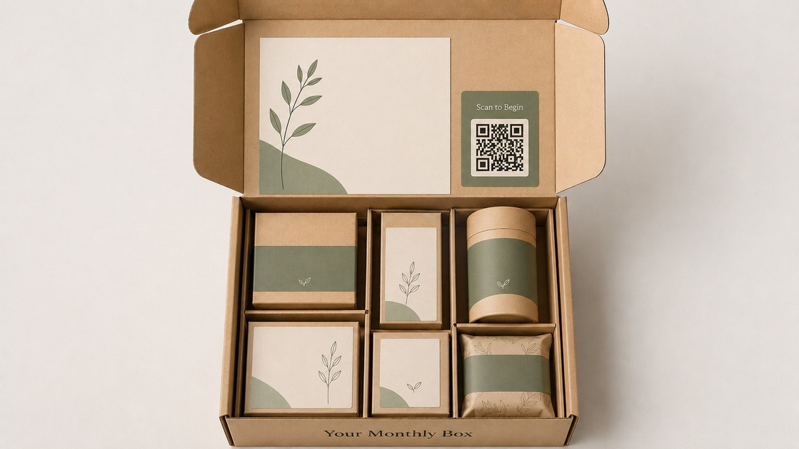 Paper Subscription Box Layout